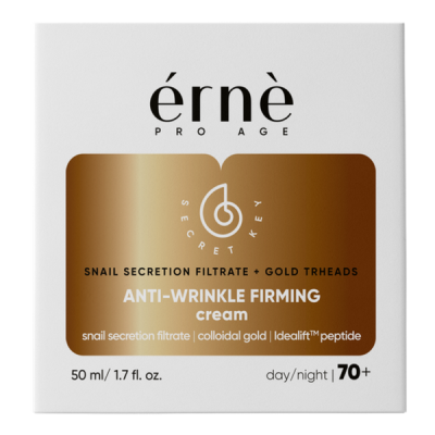 Erne Snail Secretion Filtrate + Gold Threads ránctalanító krém 70+ - 50 ml