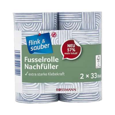 Flink&Sauber szöszfelszedő henger utántöltő - 1 db