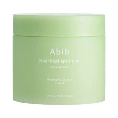 Abib Heartleaf Spot Pad Calming nyugtató arctisztító korongok - 150 ml