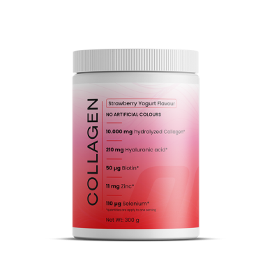 Nutri8 Collagen kollagén por eper-joghurt ízesítéssel - 300 g