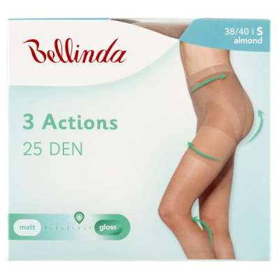 Bellinda 3Actions harisnyanadrág 25 den /almond S - 1 db