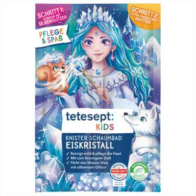 Tetesept Jégkristály pezsgő habfürdő - 45 g