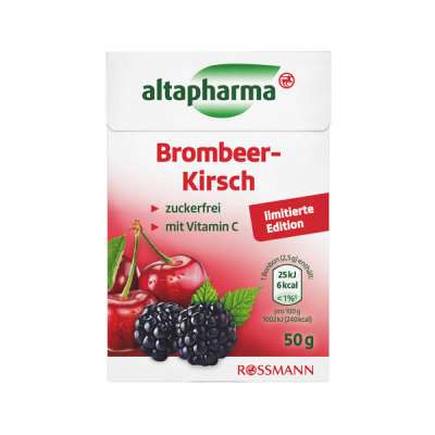 Altapharma szeder-cseresznye ízű cukorka - 50 g