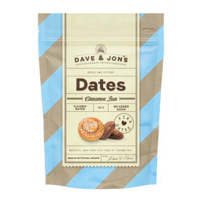 Dave & Jon's datolya fahéjas csiga ízben - 125 g