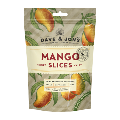 Dave & Jon's szárított mangó szeletek - 100 g