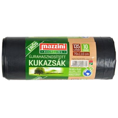 Mazzini erős kukazsák erős 135 l - 10 db