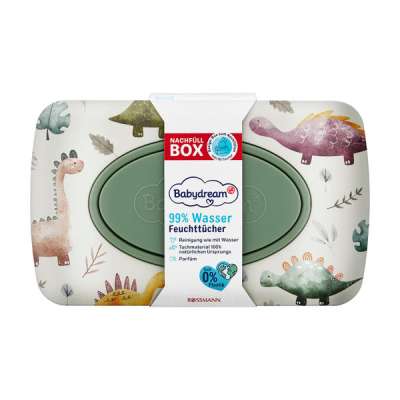 Babydream törlőkendő fémdobozban 99% vízzel - 60 db