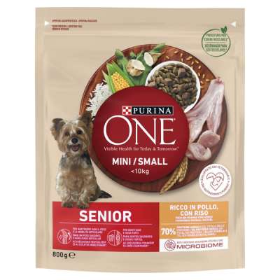 Purina one szárazeledel kutyáknak mini senior csirke - 800 g