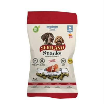 Serrano Hipoallergén jutalomfalat kutyáknak Serrano sonkával - 100 g