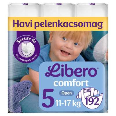 Libero Comfort nadrágpelenka, méret: 5, 11-17 kg - 192 db