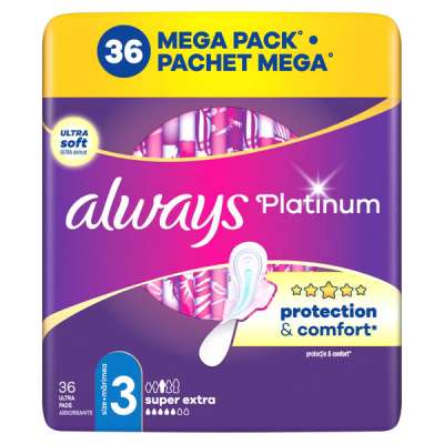 Always Platinum Super Extra egészségügyi betét -36 db
