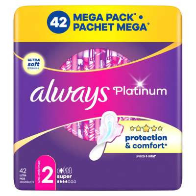 Always Platinum Super egészségügyi betét - 42 db