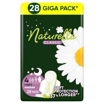 Naturella Classic Night egészségügyi betét - 28 db