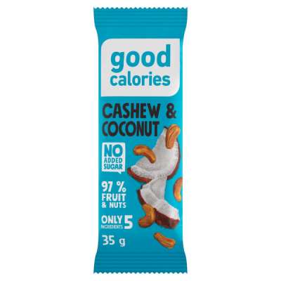 Good Calories szelete kókusszal és kesudióval - 35 g