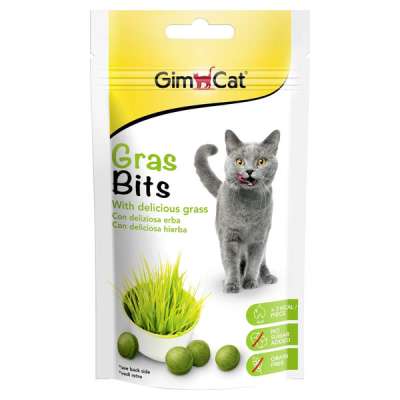 GimCat Gras Bits zöldfű tabletta - 50 g
