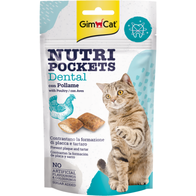 GimCat Nutri Pockets Dental falatkák - 60 g