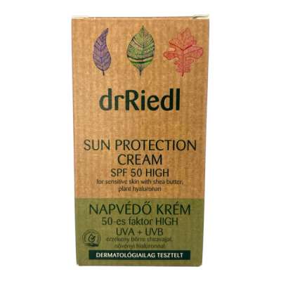 drRiedl fényvédő krém SPF50 - 50 ml