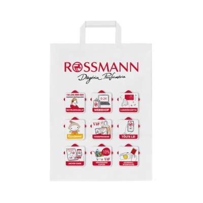 Papírtáska szolgáltatások mintával /nagy - 1 db