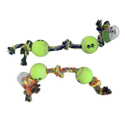 Nunbell csomós kutyakötél teniszlabdával - 250 g