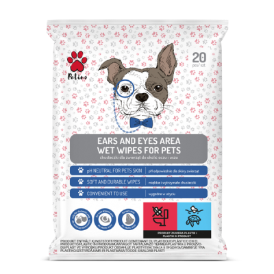 Petino nedves törlőkendő háziállatoknak - 33 db