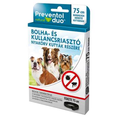 Prevetol Duo bolha és kullancsriasztó nyakörv kutyáknak - 1 cm