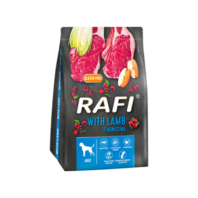Rafi száraz kutyaeledel báránnyal - 3000 g