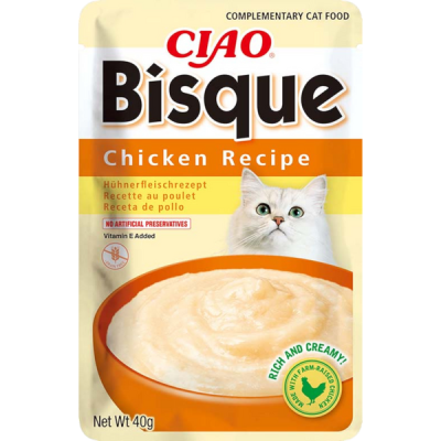 Ciao Bisque krémleves macskáknak csirkével - 40 g