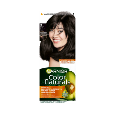 Garnier Color Naturals tartós hajfesték /2.0 természetes fekete - 112 ml