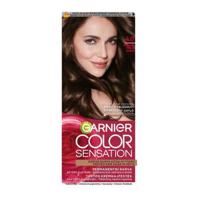 Garnier Color Sensation tartós hajfesték /4.0 barna - 112 ml