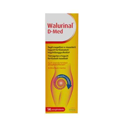 Walurinal D-Med pezsgőtabletta - 14 db