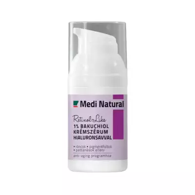 MediNatural Retinol-Like 1% Bakuchiol szérum hialuronsavval - 30 ml