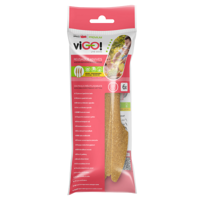 viGO! többszörhasználatos farost kés - 6 db