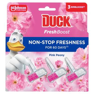 Duck® Fresh Boost Pink Peony WC illatosító - 48 g
