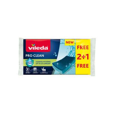 Vileda Pro Clean mosogatószivacs - 3 db