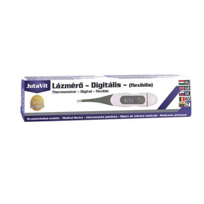 JutaVit flexibilis digitális lázmérő - 1 db