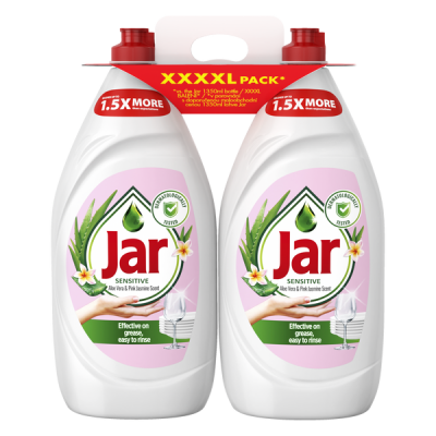 Jar Aloe & Pink Jasmin Duo mosogatószer 2 x 1325 ml - 2700 ml