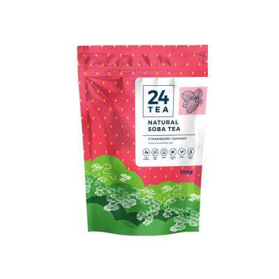 24TEA Natural Soba hajdina tea eper ízesítéssel - 100 g