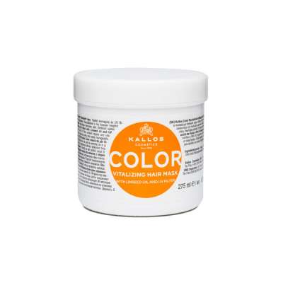 Kallos KJMN Color hajpakolás lenmagolajjal és UV filterrel - 275 ml