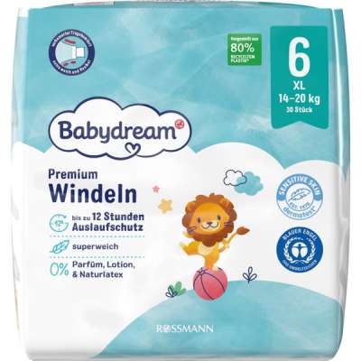 Babydream XXL nadrágpelenka 6-os 14-20 kg - 30 db