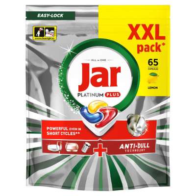 Jar Platinum Plus Lemon mosogatókapszula - 65 db