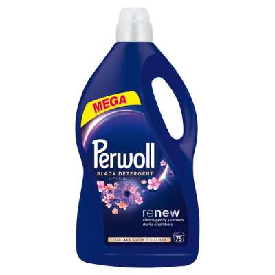 Perwoll Dark Bloom kímélő mosószer 75 mosás - 3750 ml