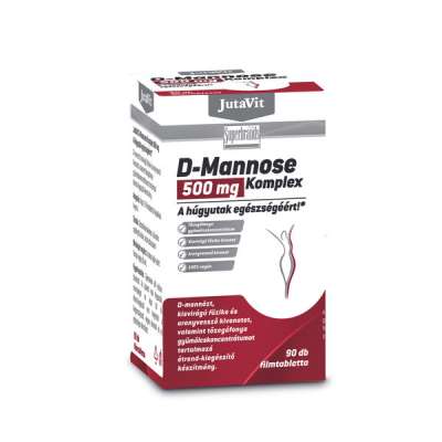 JutaVit D-Mannose komplex étrend-kiegészítő 500 mg - 90 db