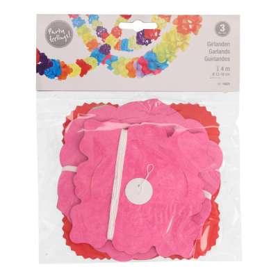 Papstar papír girland 4 m - 3 db