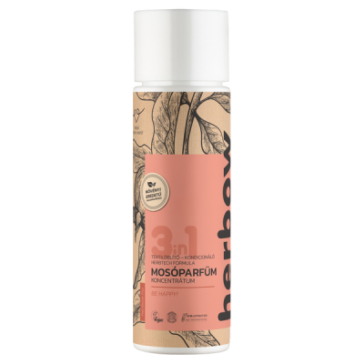 Herbow 3in1 Légy boldog! öblítő és kondicionáló mosóparfüm koncentrátum 40 mosás - 200 ml