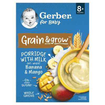 Gerber banános-mangós tejpép 8 hónapos kortól - 200 g
