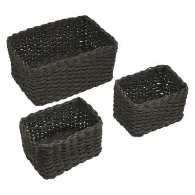 Ideen Welt kosár szett /antracit - 3 db