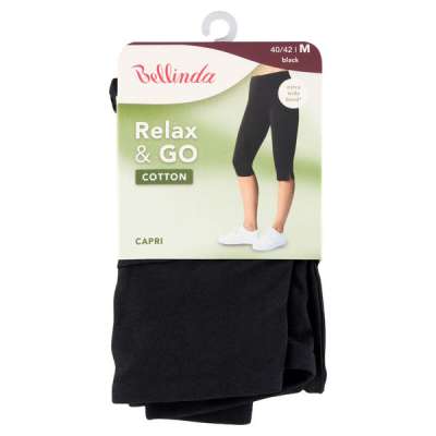 Bellinda Cotton Capri nadrág M-es méret /fekete - 1 db