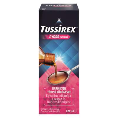 Tussirex köhögés elleni szirup felnőtteknek - 120 ml