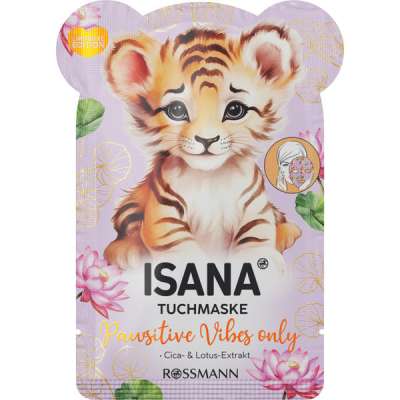Isana Pawsitive Vibes Only fátyolmaszk - 1 db