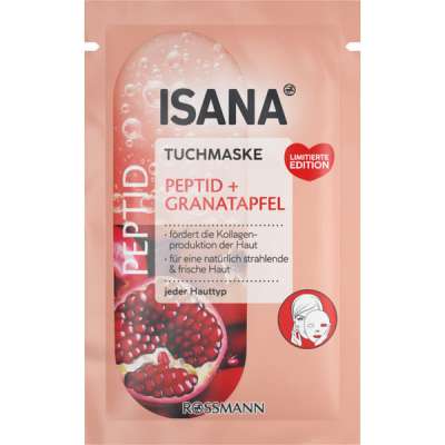 Isana Peptide&gránátalma fátyolmaszk - 1 db